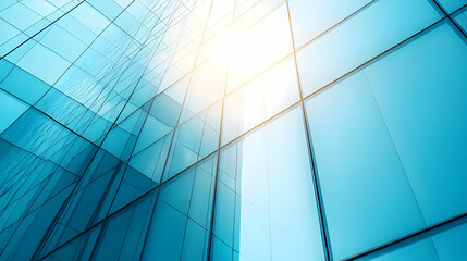 Obraz premium Modern Glass Building Facade