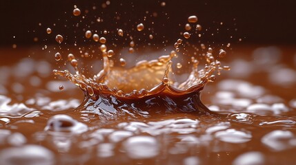 Chocolate Splash Generative AI