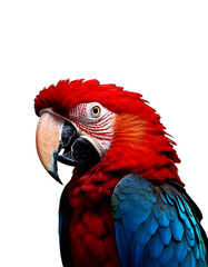 Obraz premium A PHOTO OF A COLORFUL PARROT WITHOUT BACKGROUND