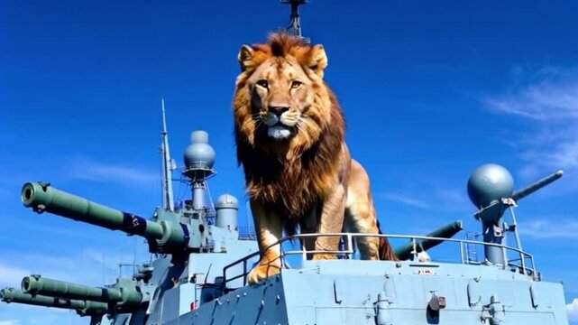 animal that becomes captain of a battleship