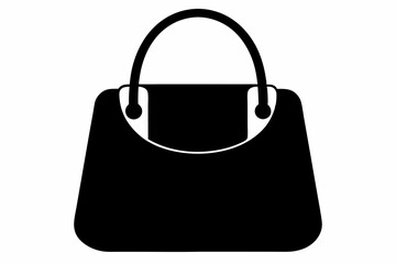 
female bag silhouette, handbag vector, shopping bag vector silhouette

