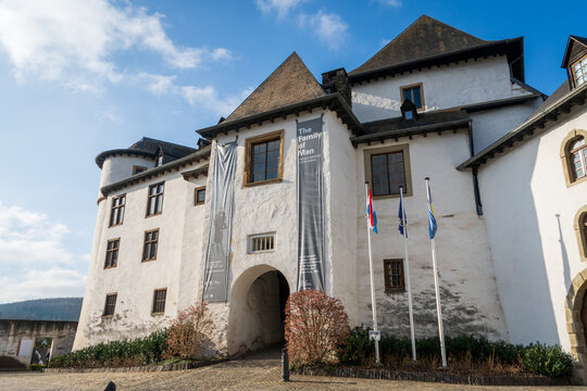Clervaux Castle in the town of Clervaux in Northern Luxembourg