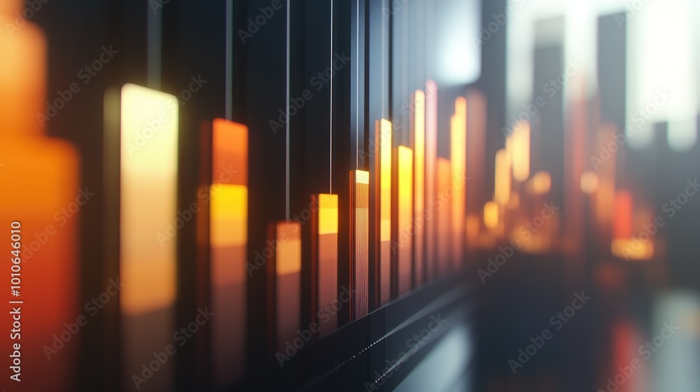 Poster stunning visualization of digital data flow and motion