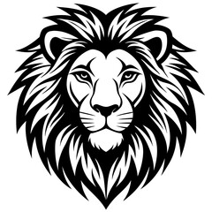 lion head illustration