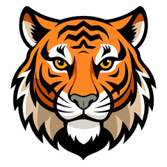 tiger head vector