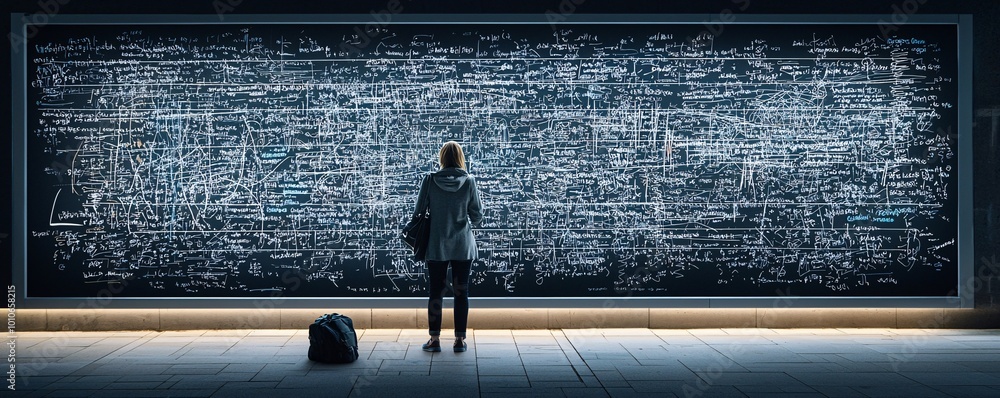 Poster quantum-powered smartboards displaying complex calculations, ai-driven tutoring assistants helping s