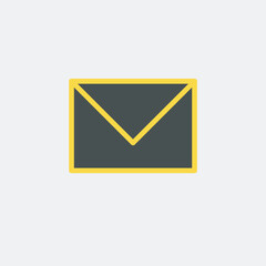 yellow mail icon