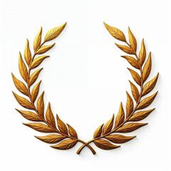 Golden laurel wreath