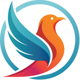 Modern Bird Logo