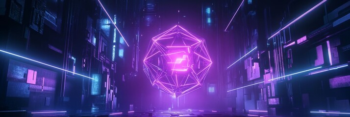 Floating octahedron with interconnected data circuits