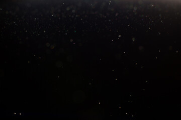 Dust Stock Image In Black Background