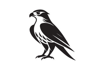 Falcon Silhouette vector illustration, Falcon Silhouette vector 