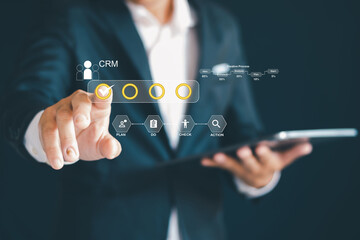 According to the concept of sales marketing system, CRM puts forward the future of applying...