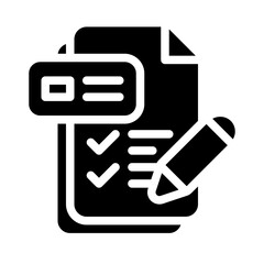 Icon Pencil With Style Glyph