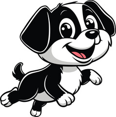 Cute Dog Cartoon Character
