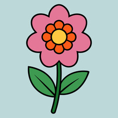 illustration of a flower
