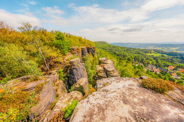 Cesko Svycarsko, Bohemian Switzerland - Tiske Steny on the North of Czech Republic