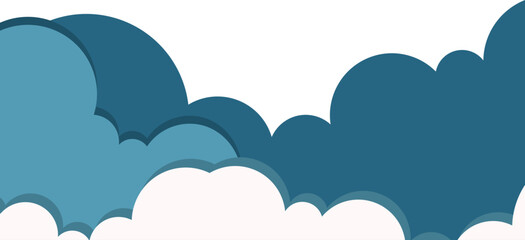 Cloud Papercut Frame