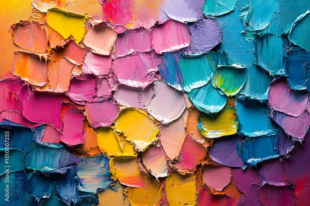 Aufkleber bright, textured abstract background featuring vivid colors in dynamic patterns