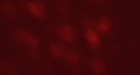 red background with sun light shadow 