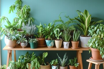 Fototapeta premium Indoor Plant Collection