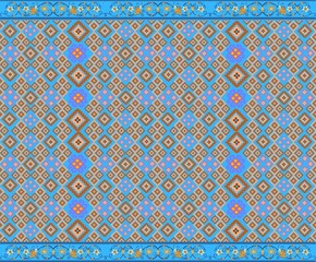 Geometric Harmony in Blue