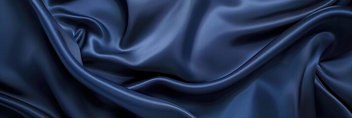 Obraz premium Elegant silk blue background. Background texture.