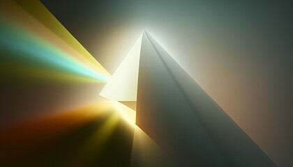 Colorful abstract prism pattern with vibrant shapes, dynamic geometric forms, and vivid color transitions background new beautiful stock image illustration AI