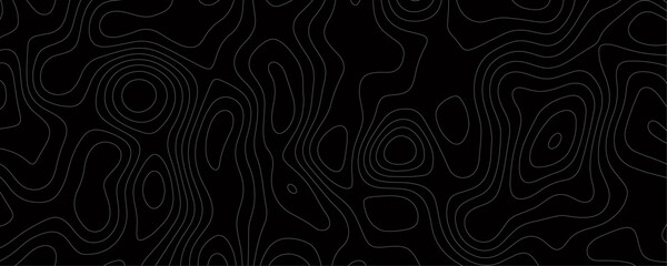 Geometric Map Background with Contour Lines and Terrain Patterns for a Modern Topographic Design
