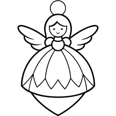 Angel vector illustration.
