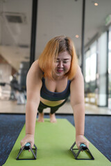 Fototapeta premium person exercising on a treadmill