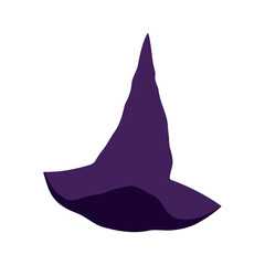 Fototapeta premium Happy Halloween day isolate element of hat.