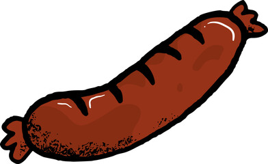Sausage Food Illustration
