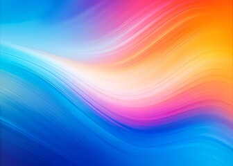 Obraz premium A vibrant abstract background featuring color noise overlay with distorted gradient textures in blue, orange, white,