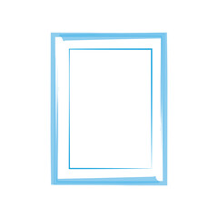 Fototapeta premium Modern Decorative Brush Stroke Frame Design With Watercolor