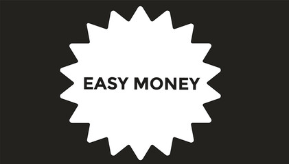 Easy money web banner templates. Vector Illustration 
