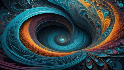 abstract fractal background