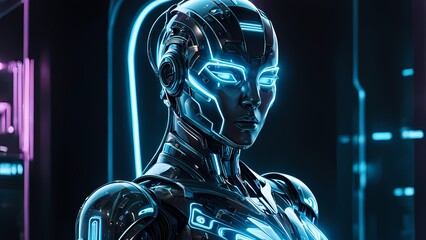 3d rendered illustration of a robot body