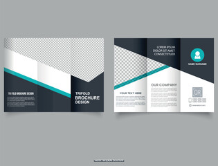 Brochure design, brochure template. creative tri-fold, trend brochure. Medical flyer. Vector illustration.