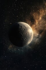 Naklejka premium Planet in Sky