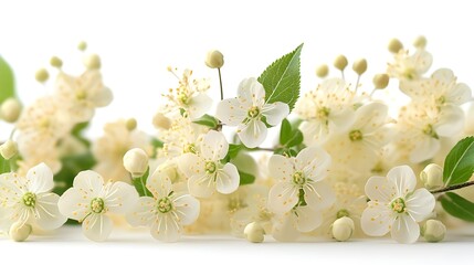 a close up of beautiful white flowers

