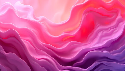 Fototapeta premium Abstract colorful waves with fluid shapes and smooth textures for artistic backgrounds