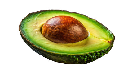 avocado on transparent background