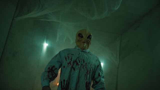 The Alien From Another Planet In The Night