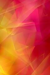 Dynamic Abstract Composition Featuring Bold Red and Yellow Geometric Shapes in a Vibrant, Modern Design with Intersecting Forms and Colorful Contrasts Creating Visual Depth and Energy