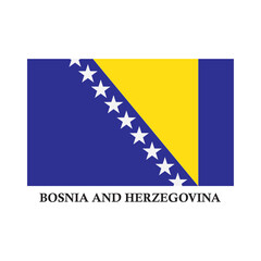 Bosnia and Herzegovina country flag