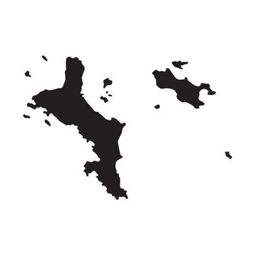 Seychelles country map