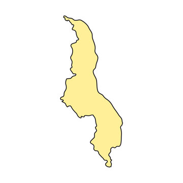 recommend clip art: Map of Malawi region
