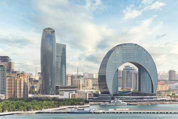 The Crescent Development Project showcases modern architecture, highlighted by the Crescent Hotel,...
