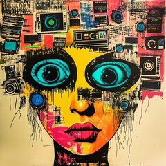 collage of communication and AI 